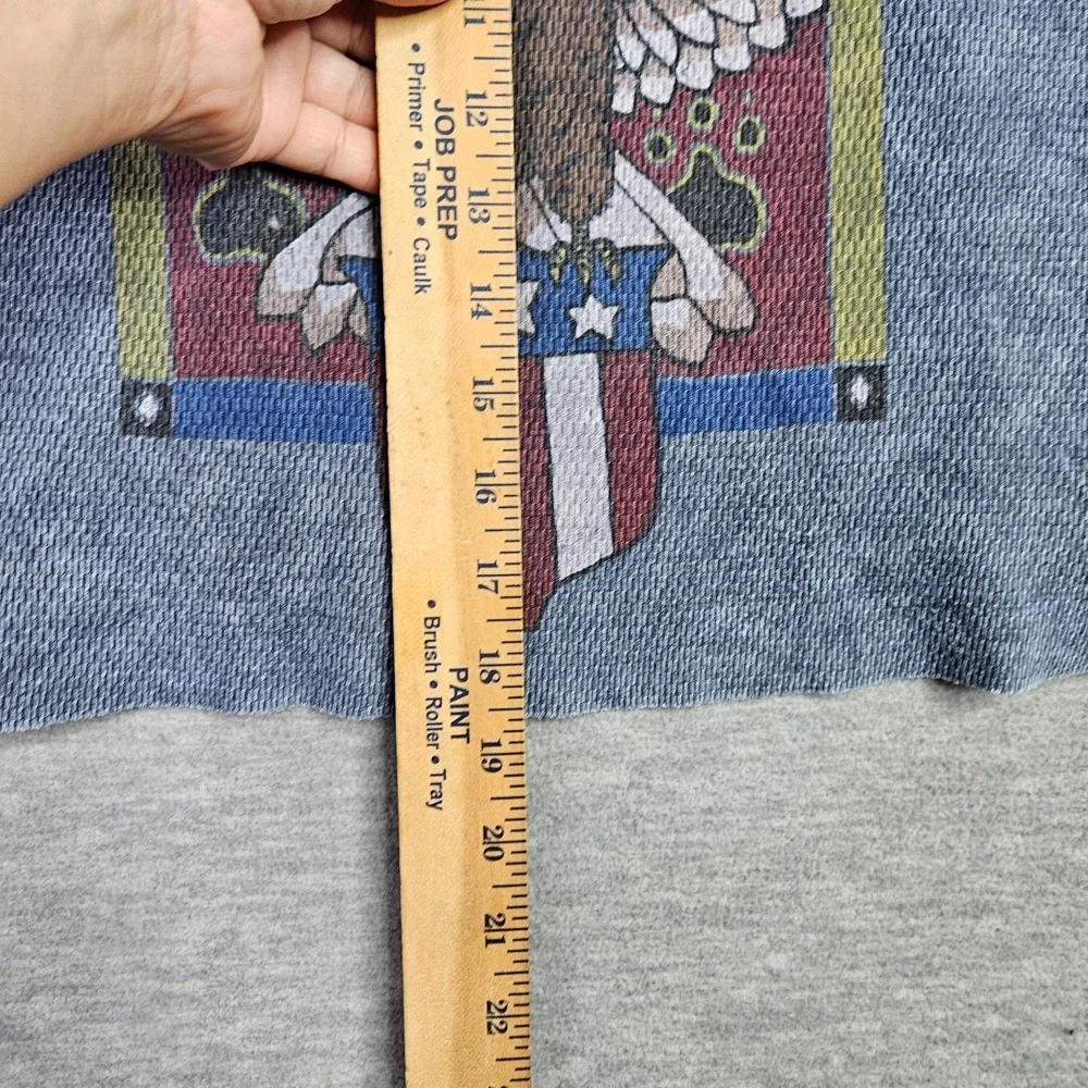 Daydreamer LA Women's Size M/L American Eagle Crop Round Neck Thermal Top